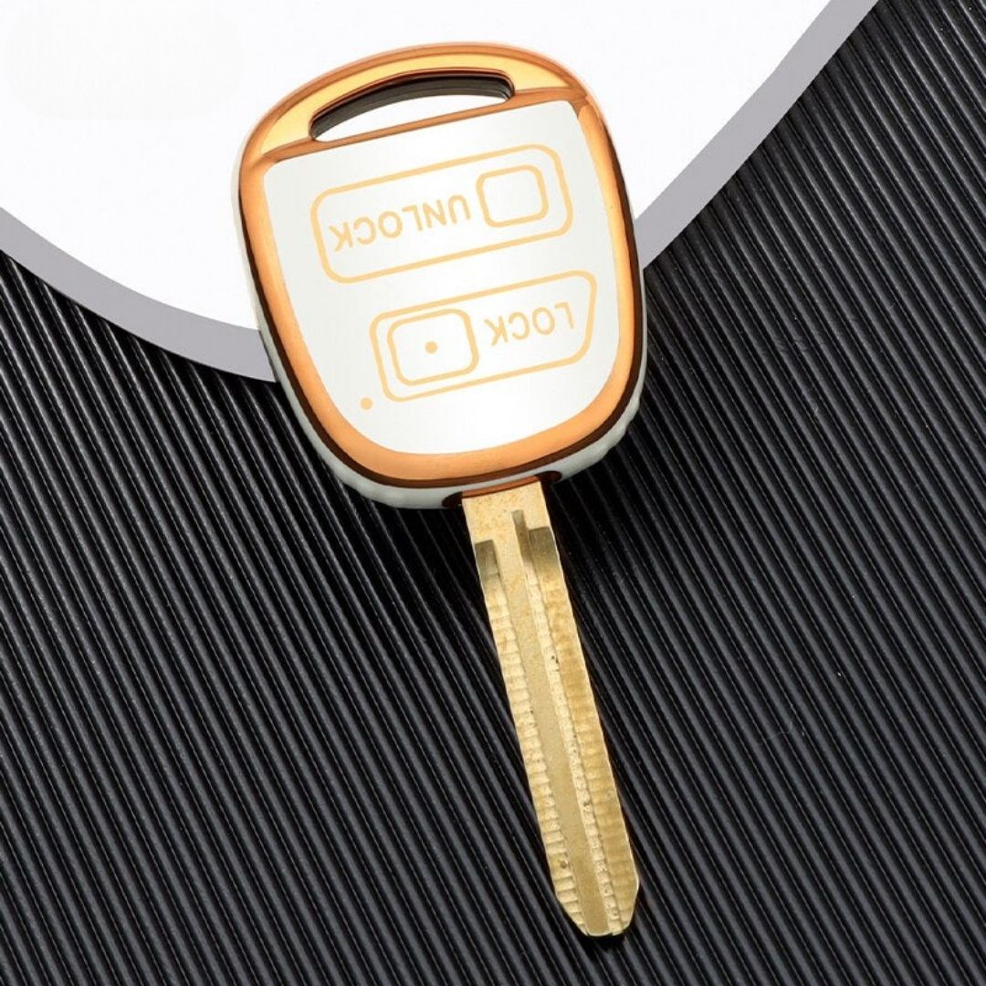 Hoes Voor Toyota Land Cruiser, YARIS, CAMRY, RAV4, Corolla, Prado, Tarago, Avensis (2 buttons)