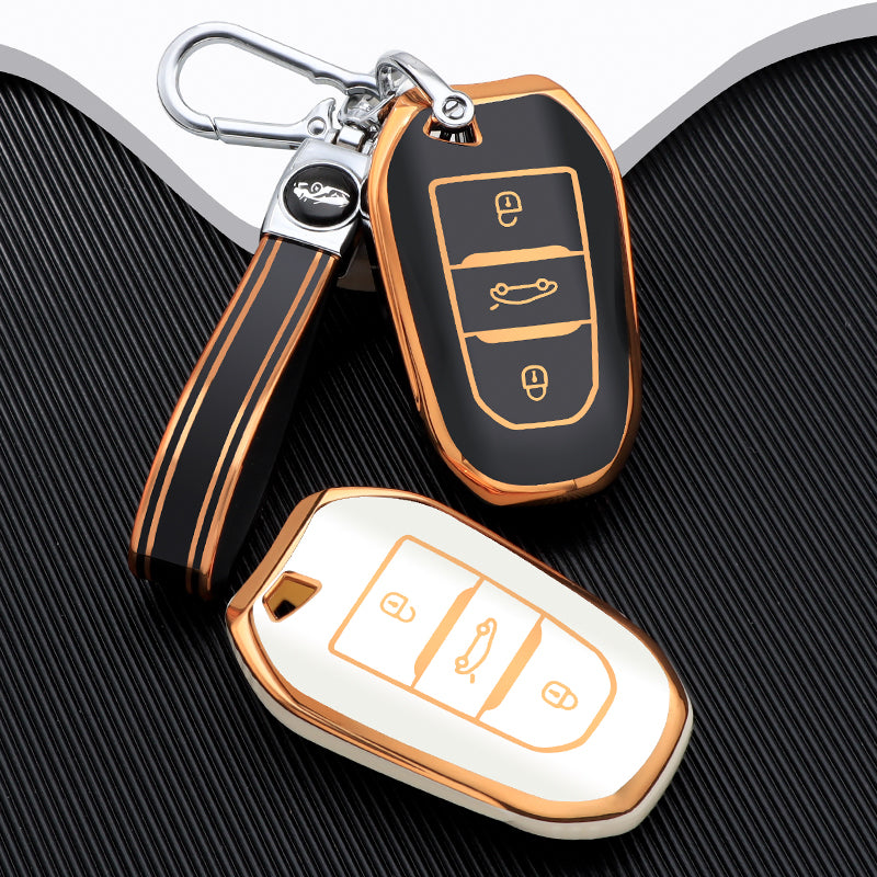 Hoes voor Citroën C1, C4, C6, C3-XR, Picasso, DS3, DS4 (kofferbakknop)