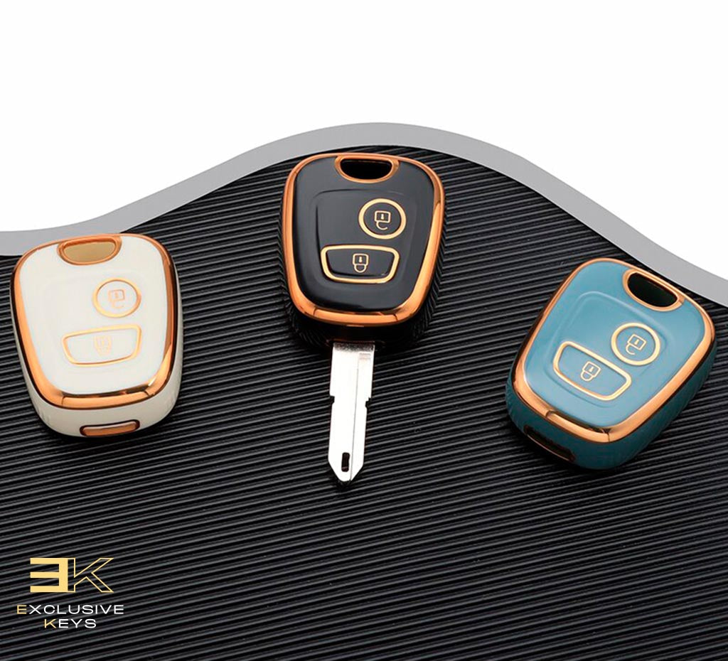 Hoes Voor Peugeot 106, 107, 206, 207, 306, 307, 406, 407 (2 buttons)