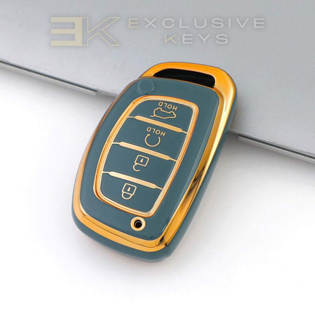 Hyundai Smart Sleutelhoes – 4 knoppen (Start op afstand + Kofferbak)