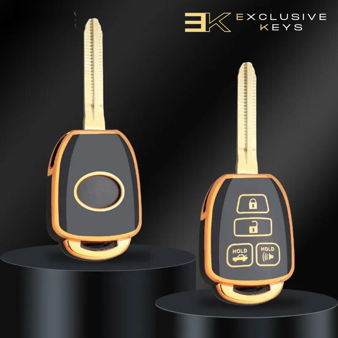Hoes Voor Toyota Prius, Corolla, Yaris, Avensis, Camry y RAV4 (4 buttons) (2012, 2013, 2014, 2015, 2016, 2017, 2018)