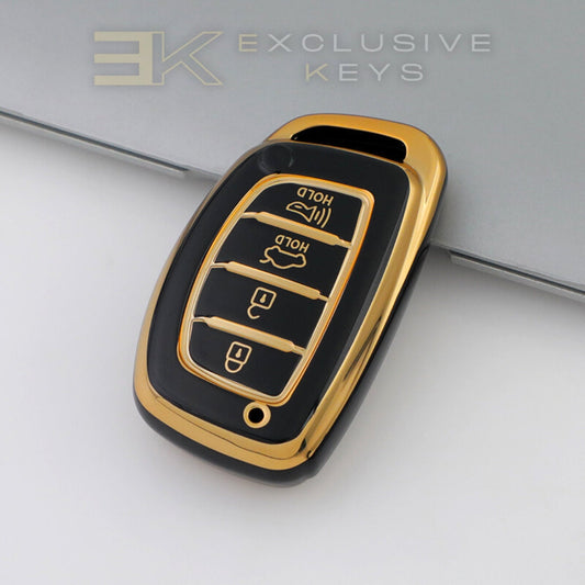 Hyundai Smart Sleutelhoes – 4 knoppen (Kofferbak + Alarm)