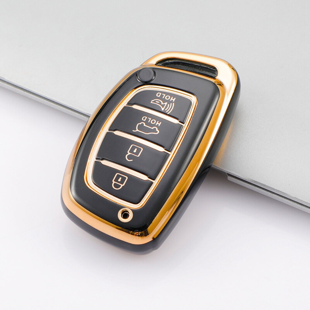 Hyundai Smart Sleutelhoes – 4 knoppen (Kofferbak + Alarm)