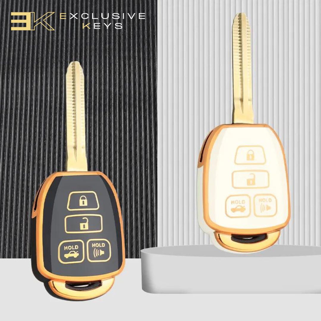 Hoes Voor Toyota Prius, Corolla, Yaris, Avensis, Camry y RAV4 (4 buttons) (2012, 2013, 2014, 2015, 2016, 2017, 2018)