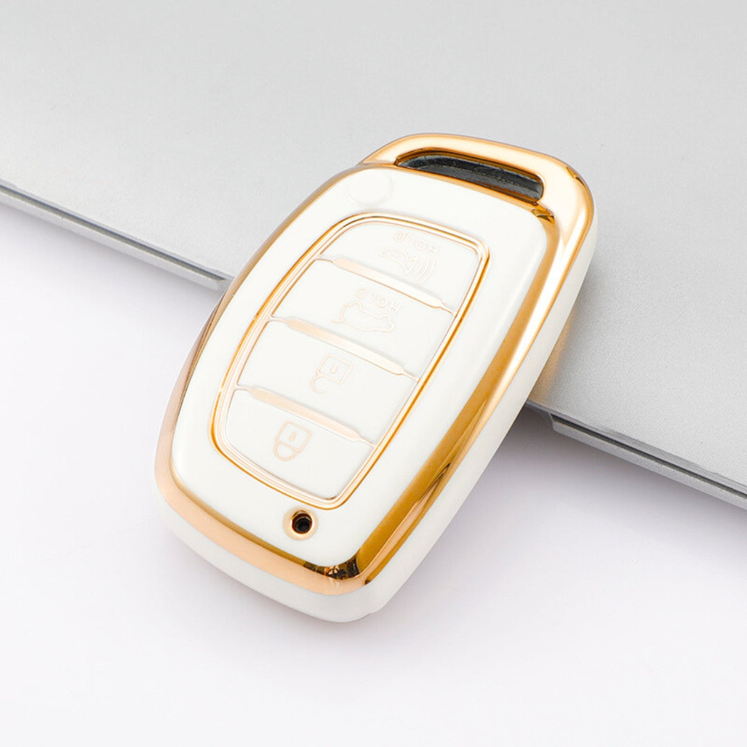 Hyundai Smart Sleutelhoes – 4 knoppen (Kofferbak + Alarm)