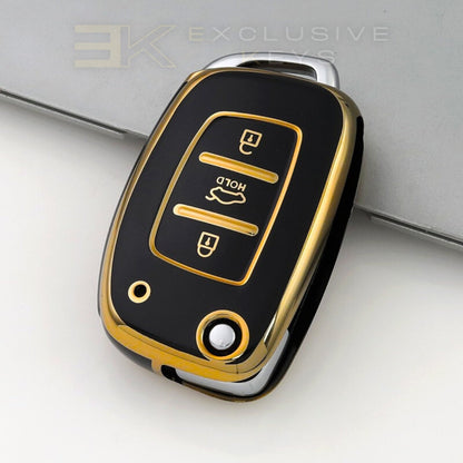 Hyundai Sleutelhoesje – 3 Knoppen (Kofferbak HOLD – Middelste Knop)
