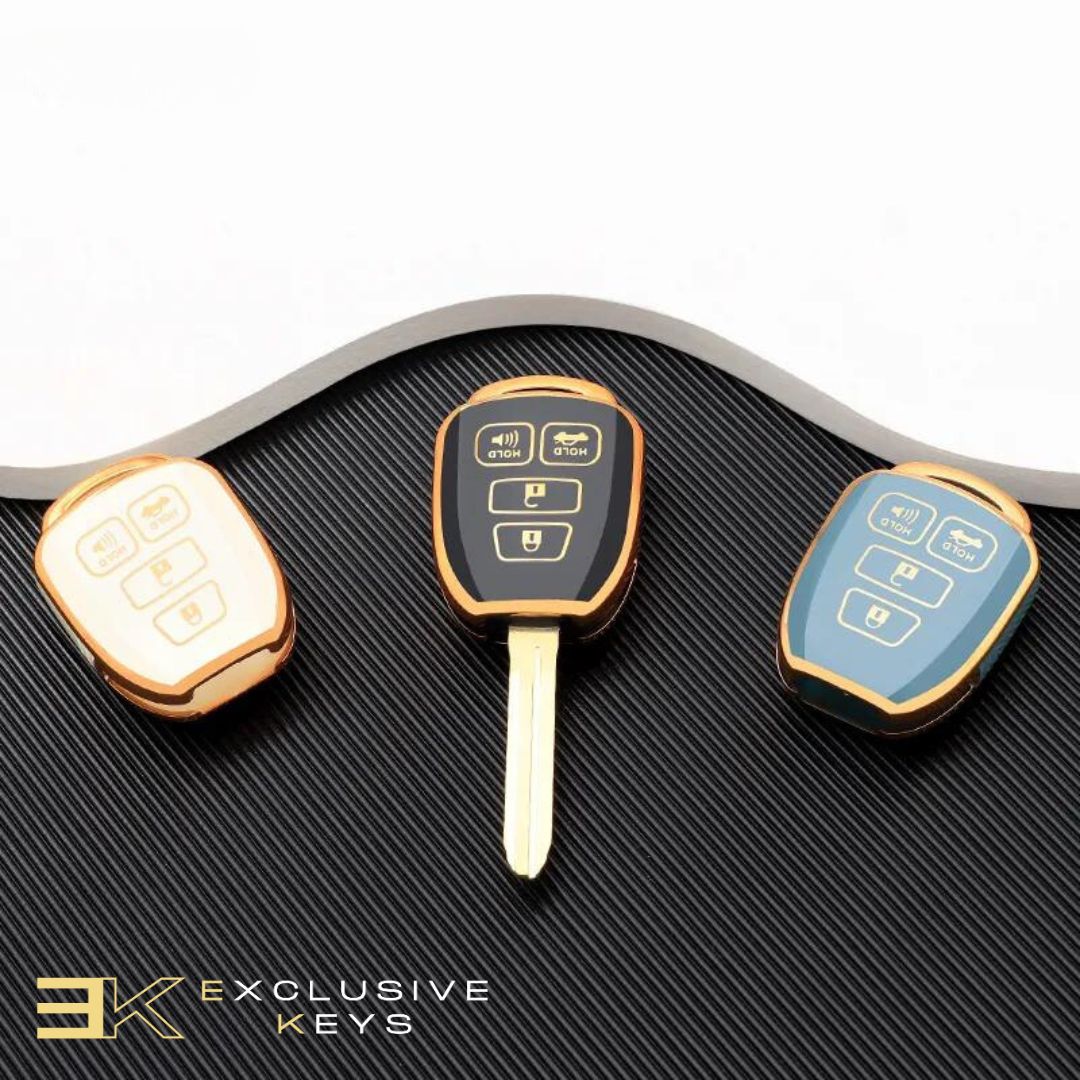 Hoes Voor Toyota Prius, Corolla, Yaris, Avensis, Camry y RAV4 (4 buttons) (2012, 2013, 2014, 2015, 2016, 2017, 2018)