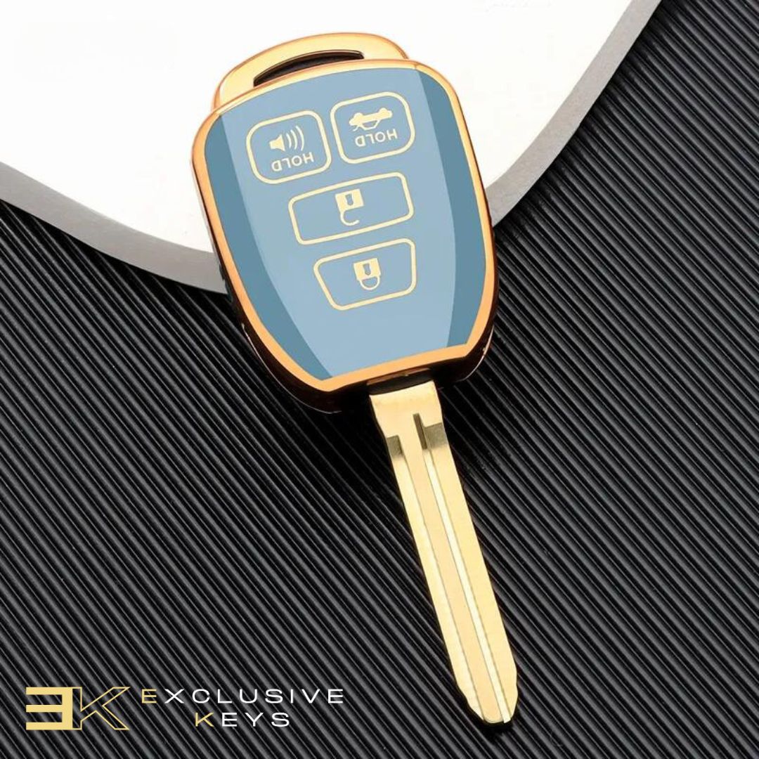 Hoes Voor Toyota Prius, Corolla, Yaris, Avensis, Camry y RAV4 (4 buttons) (2012, 2013, 2014, 2015, 2016, 2017, 2018)