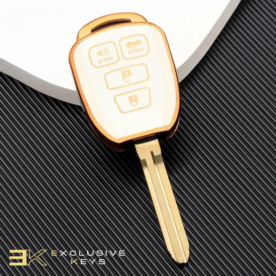 Hoes Voor Toyota Prius, Corolla, Yaris, Avensis, Camry y RAV4 (4 buttons) (2012, 2013, 2014, 2015, 2016, 2017, 2018)