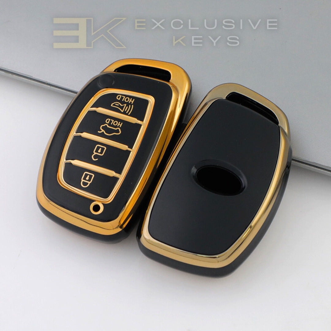 Hyundai Smart Sleutelhoes – 4 knoppen (Kofferbak + Alarm)