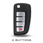 Nissan Sleutelhoes – 4 knoppen